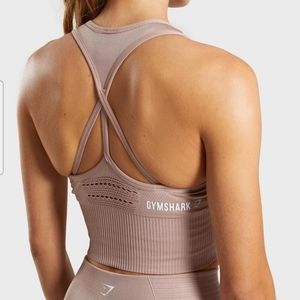 Gymshark Energy Seamless Crop Vest Size Small